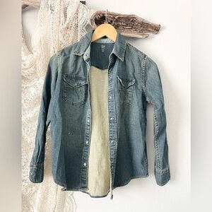 KIDS | GAP | Boys Classic Blue Denim Shirt - L